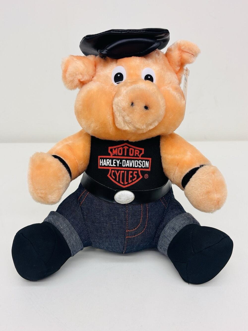 Harley Davidson 11.5" Plush Pig Hog Stuffed Animal Play By Play 1997 New